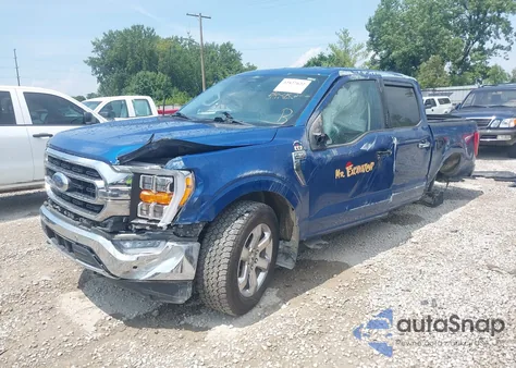 2022 Ford F150 Supercrew из США, поврежденный, VIN 1FTFW1E88NKD97983